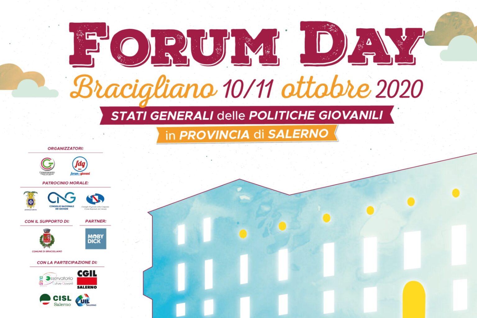 FORUM DAY – STATI GENERALI DELLE POLITICHE GIOVANILI IN PROVINCIA DI SALERNO