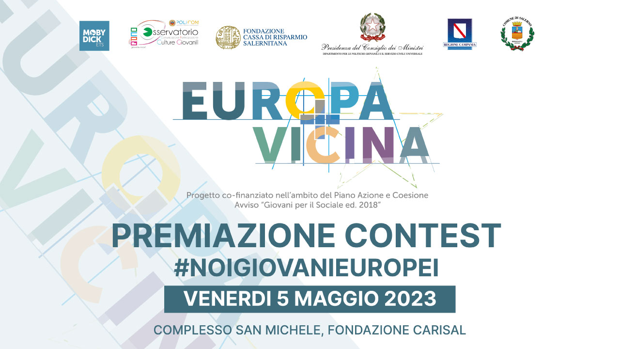 CERIMONIA DI PREMIAZIONE DEL CONCORSO #NOIGIOVANIEUROPEI